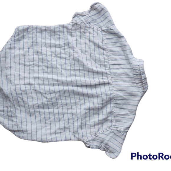 Universal Thread Striped Linen Button Down - Picture 6 of 6